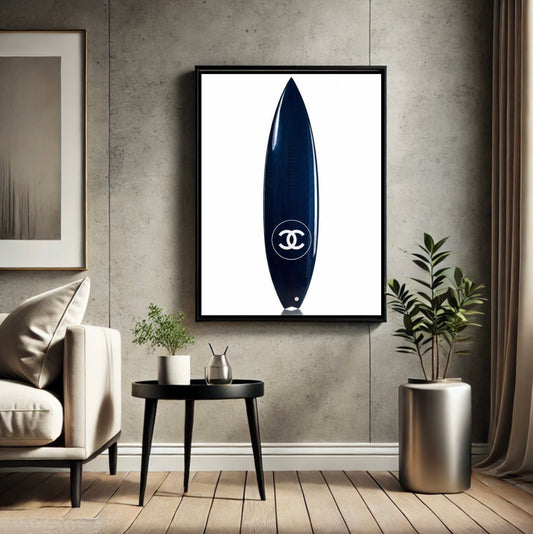 The Chanel Surfboard Print