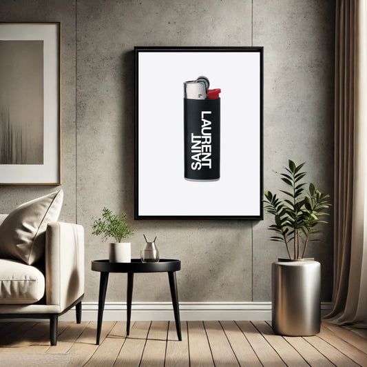 The Saint Lighter Print
