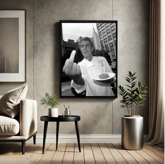 The Anthony Bourdain Print
