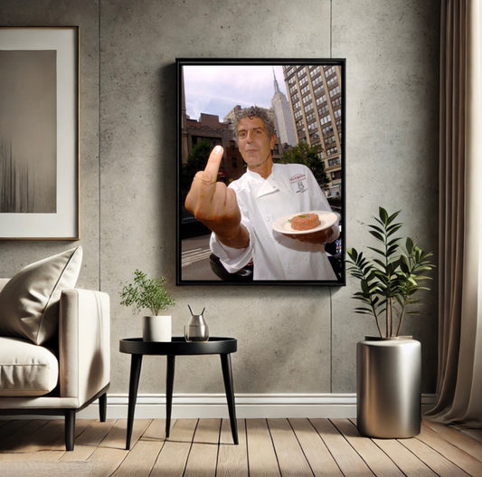 The Anthony Bourdain Print