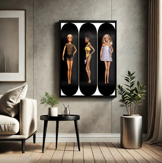 The Barbie skateboard Print