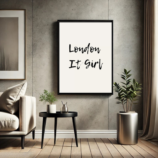 The London It Girl Print